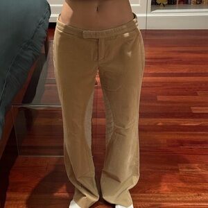 Chloe Tan Corduroy Pants